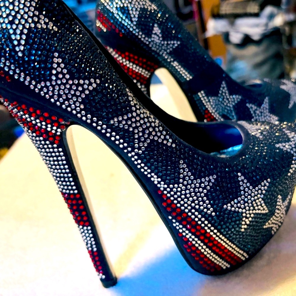 Almost Brand New All American Heels By HERSTYLE - Size 5 - Heel Height 6” -box 3